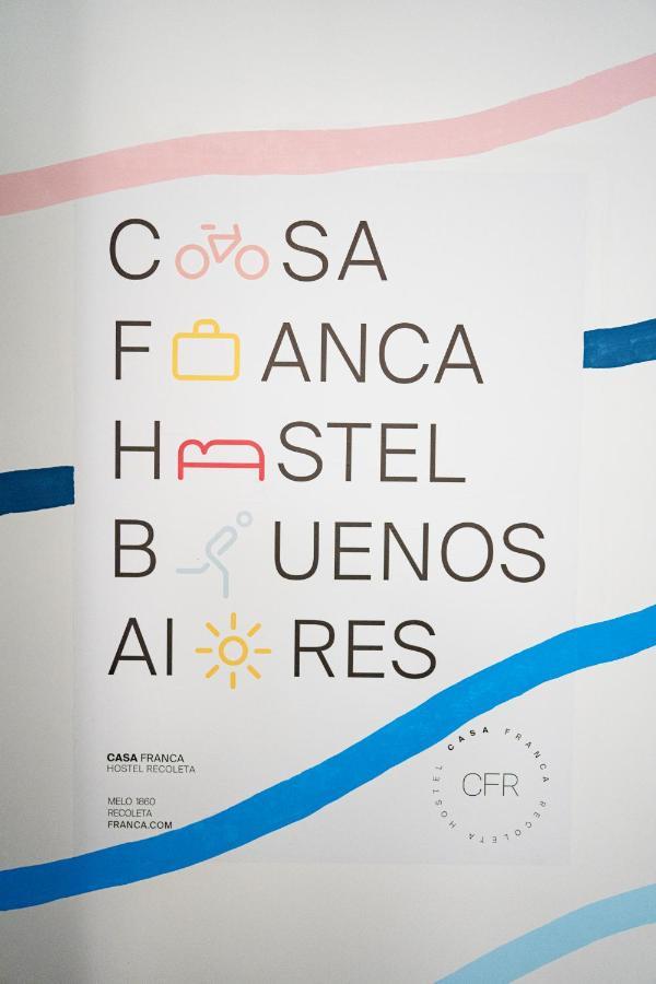Casa Franca Recoleta Hostel Boutique Buenos Aires Zewnętrze zdjęcie